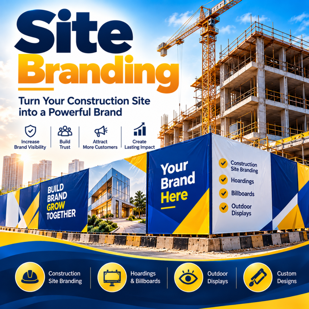 construction site branding showcase